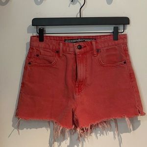 Alexander Wang BITE High Rise Distressed Denim
